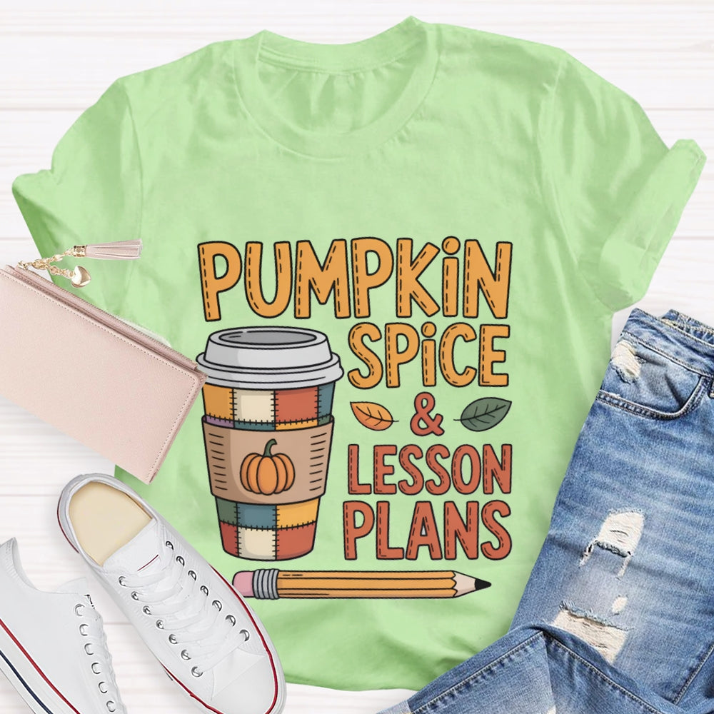 Pumpkin Spice & Lesson Plans Coffee Cup  T-shirt