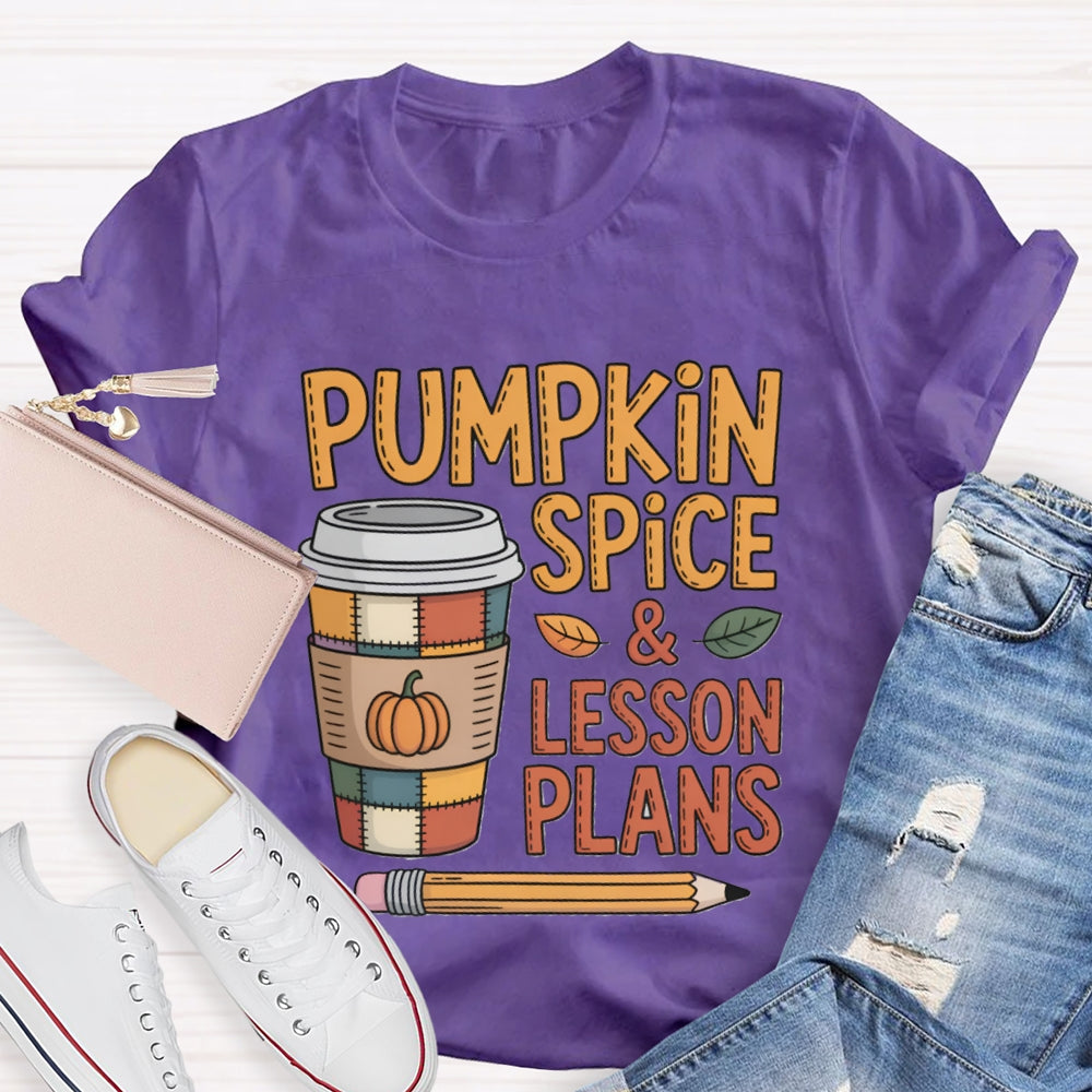Pumpkin Spice & Lesson Plans Coffee Cup  T-shirt