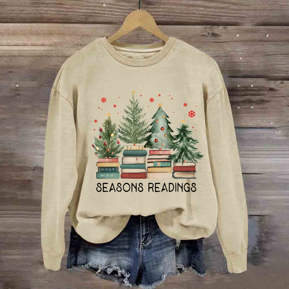 Seasons Readings Christmas Tree Sweatshirt