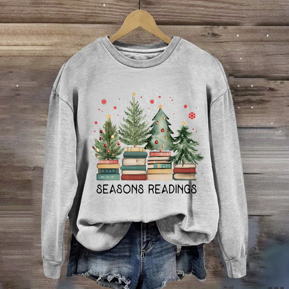 Seasons Readings Christmas Tree Sweatshirt