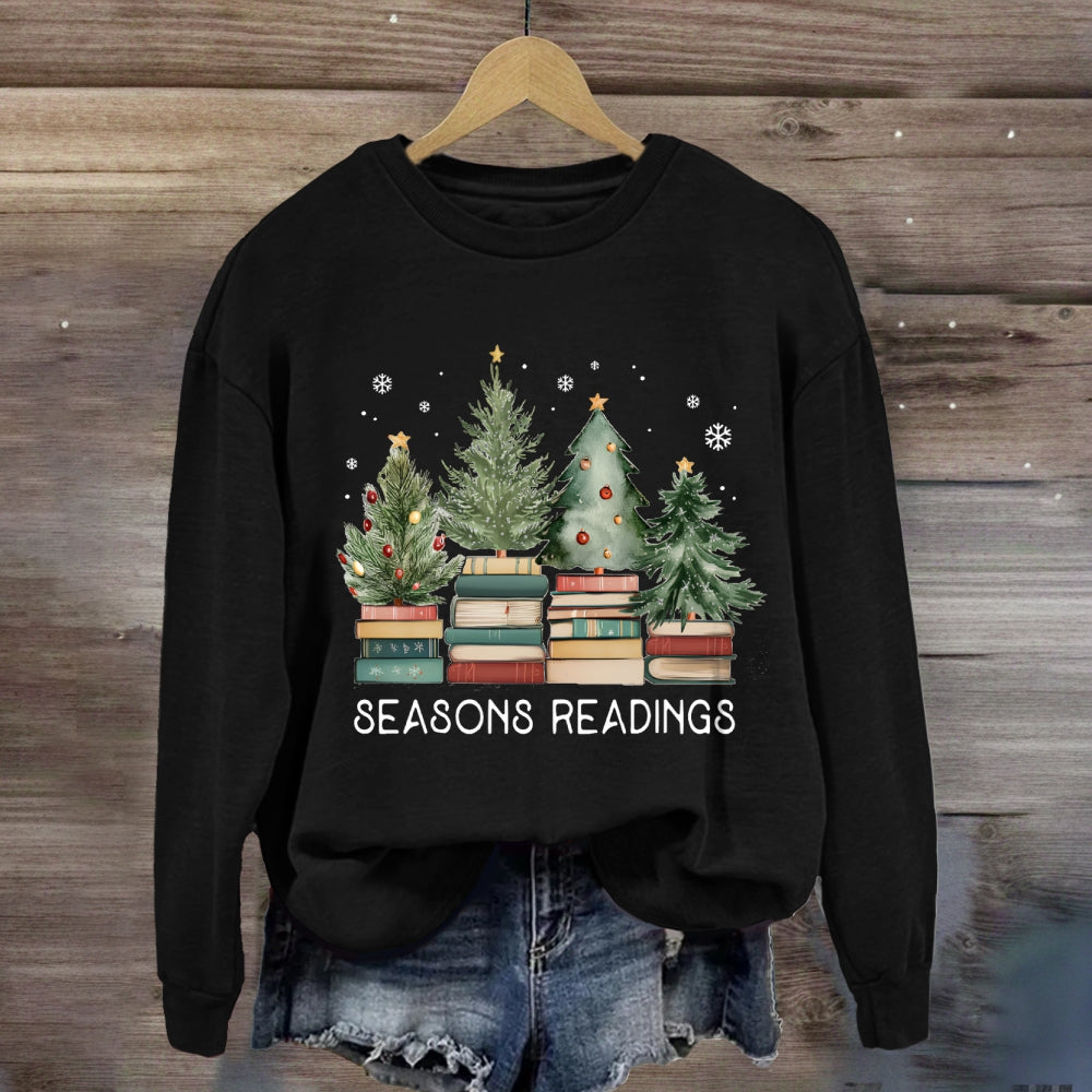 Seasons Readings Christmas Tree Sweatshirt
