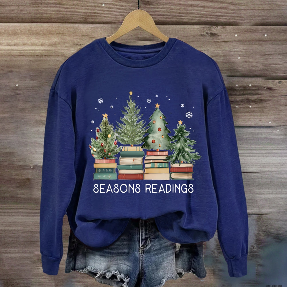 Seasons Readings Christmas Tree Sweatshirt