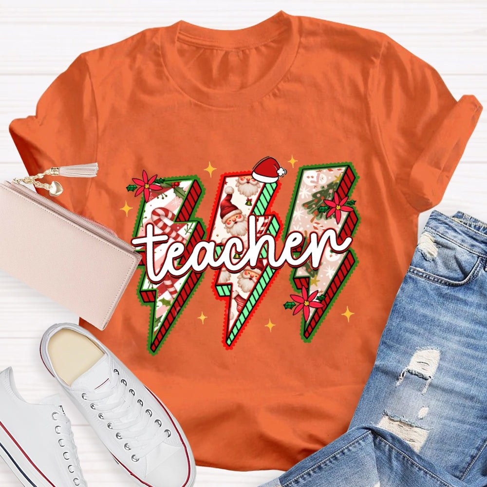 Teachers' Christmas Festive Vibes T-Shirt