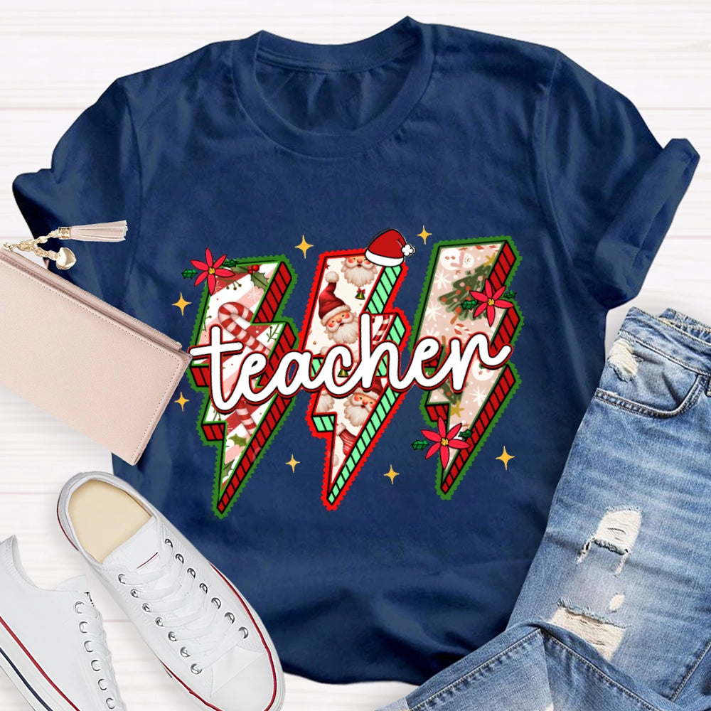 Teachers' Christmas Festive Vibes T-Shirt
