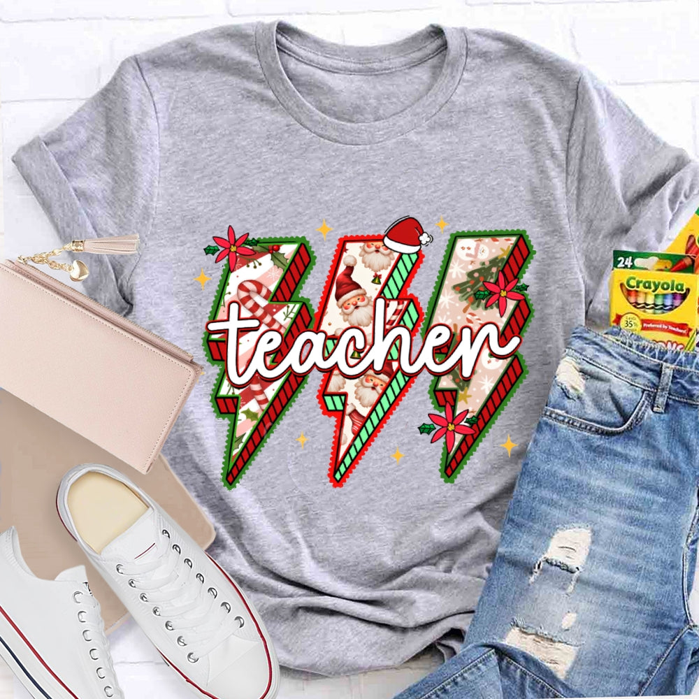 Teachers' Christmas Festive Vibes T-Shirt