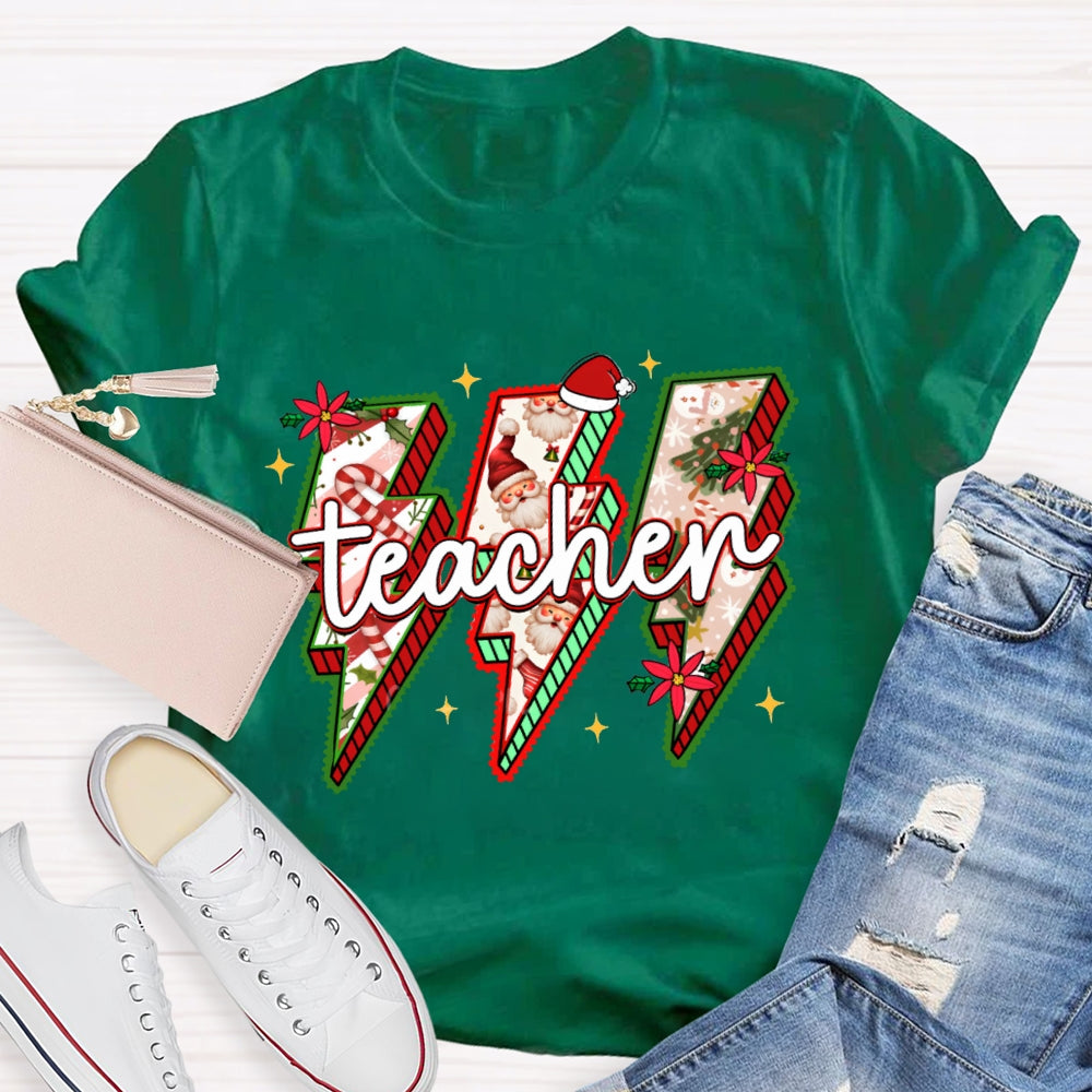 Teachers' Christmas Festive Vibes T-Shirt