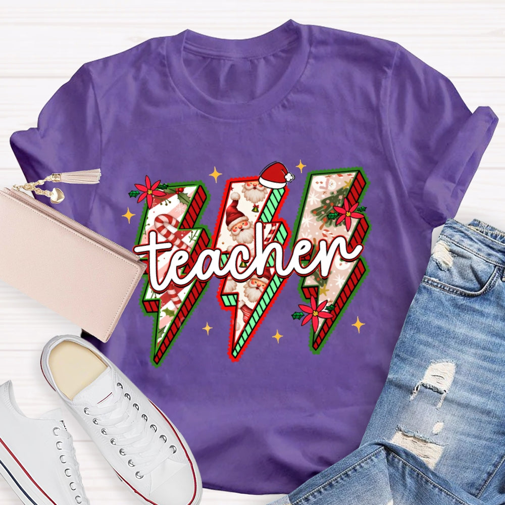 Teachers' Christmas Festive Vibes T-Shirt