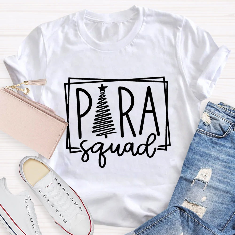 Christmas Tree Para Squad T-Shirt