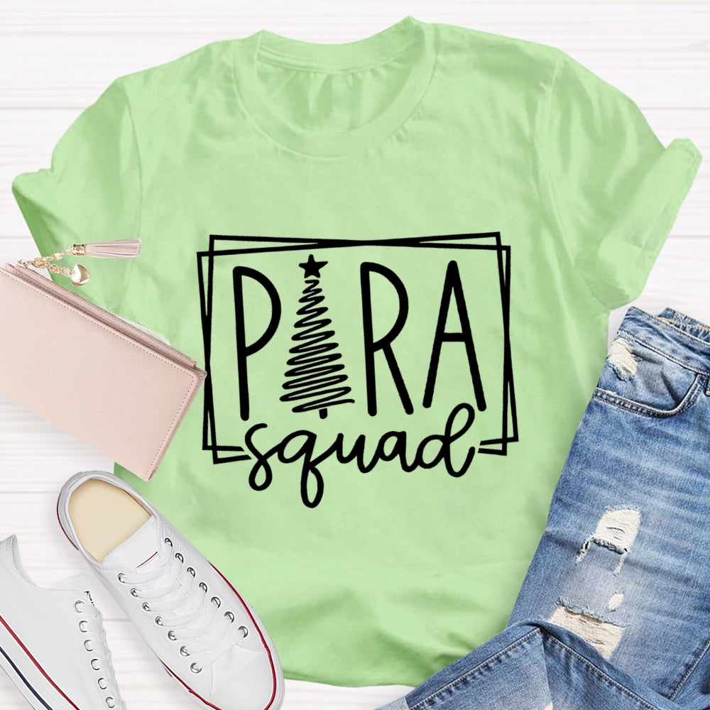 Christmas Tree Para Squad T-Shirt