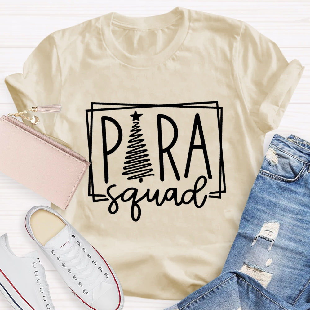 Christmas Tree Para Squad T-Shirt