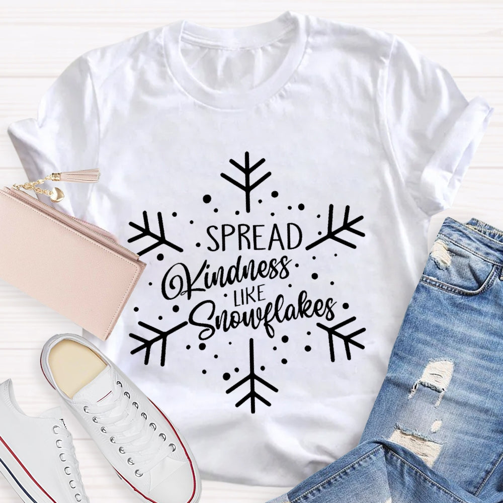 Spread Kindness Like Snowflakes Christmas T-shirt