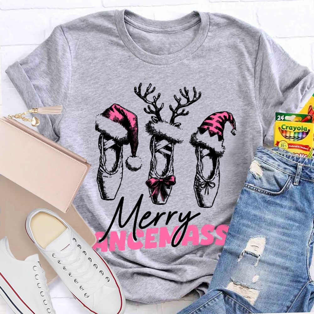 Merry Dancemass Ballerina Ballet Dancer T-shirt