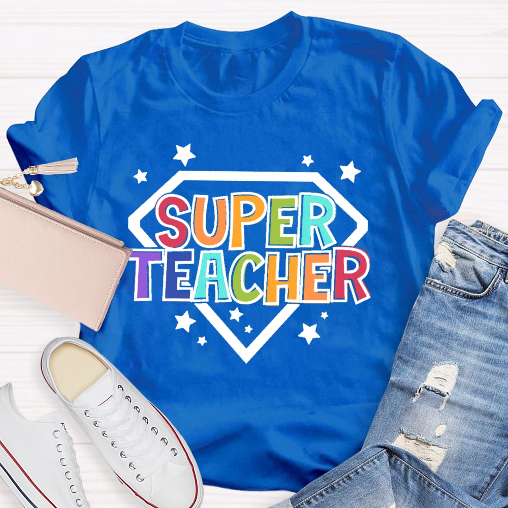Super Teacher Letters T-shirt