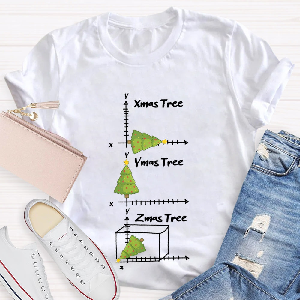 Christmas Mathematician Math Teacher T-shirt