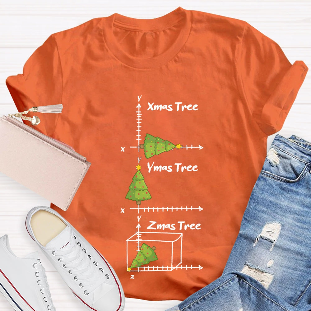 Christmas Mathematician Math Teacher T-shirt