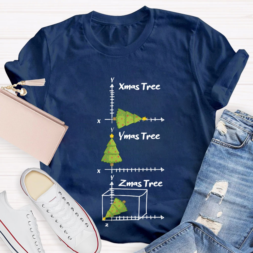 Christmas Mathematician Math Teacher T-shirt