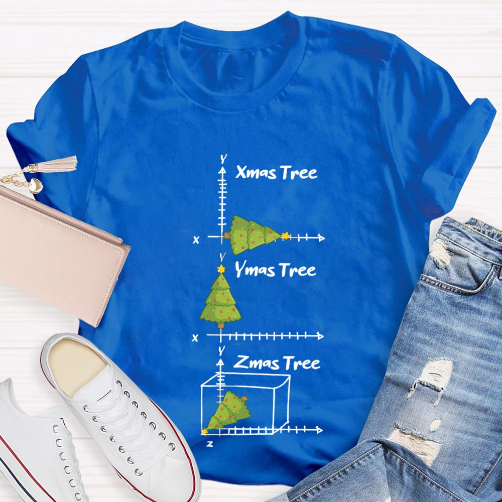 Christmas Mathematician Math Teacher T-shirt