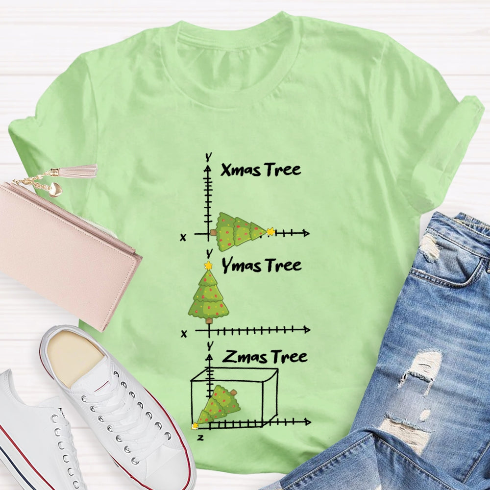 Christmas Mathematician Math Teacher T-shirt