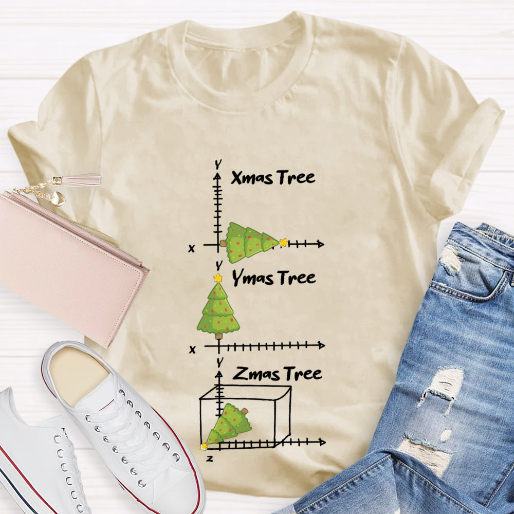 Christmas Mathematician Math Teacher T-shirt