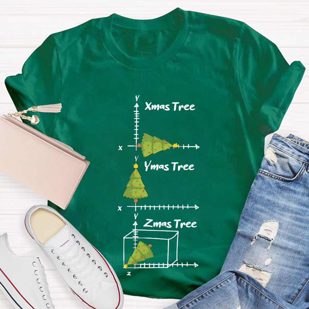 Christmas Mathematician Math Teacher T-shirt