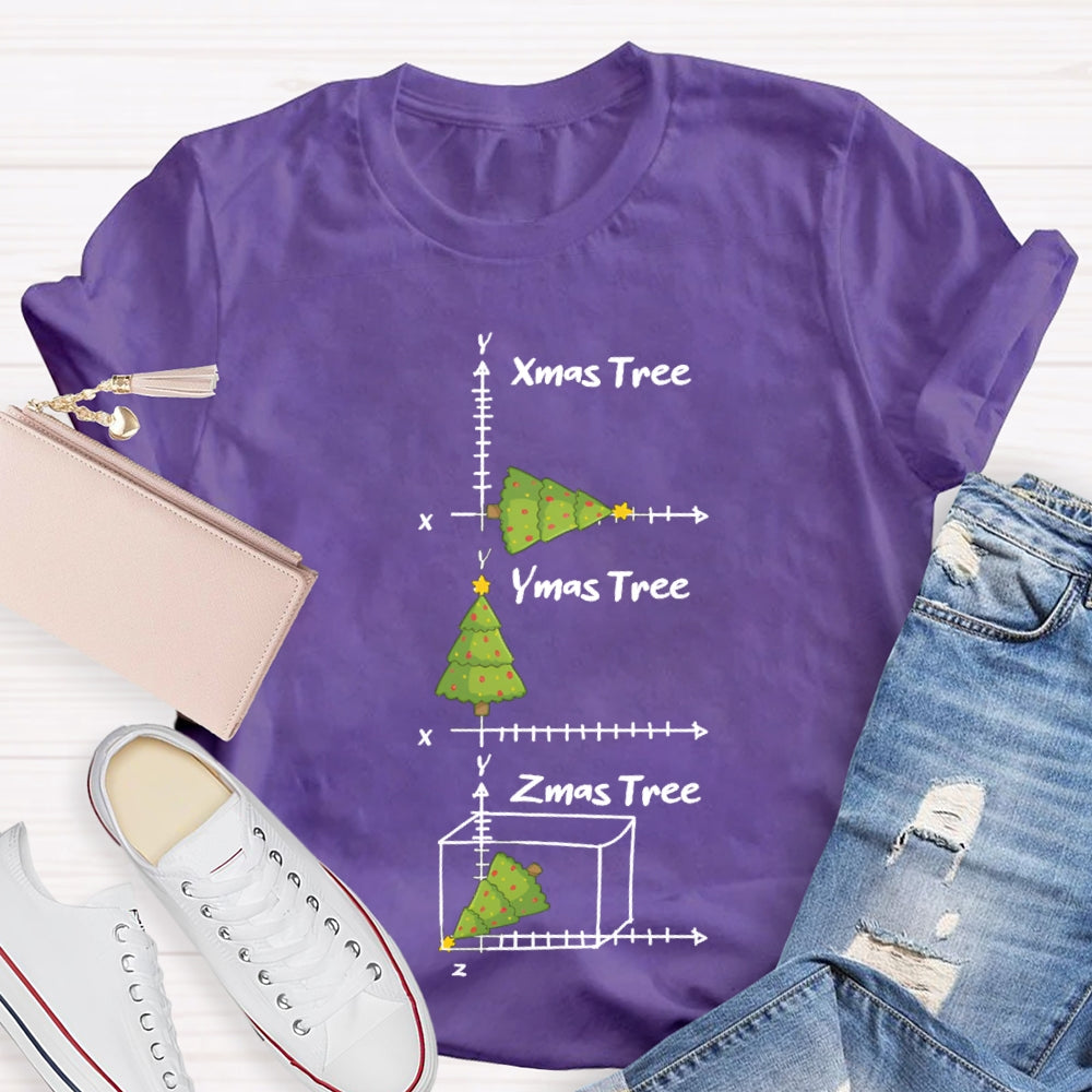 Christmas Mathematician Math Teacher T-shirt