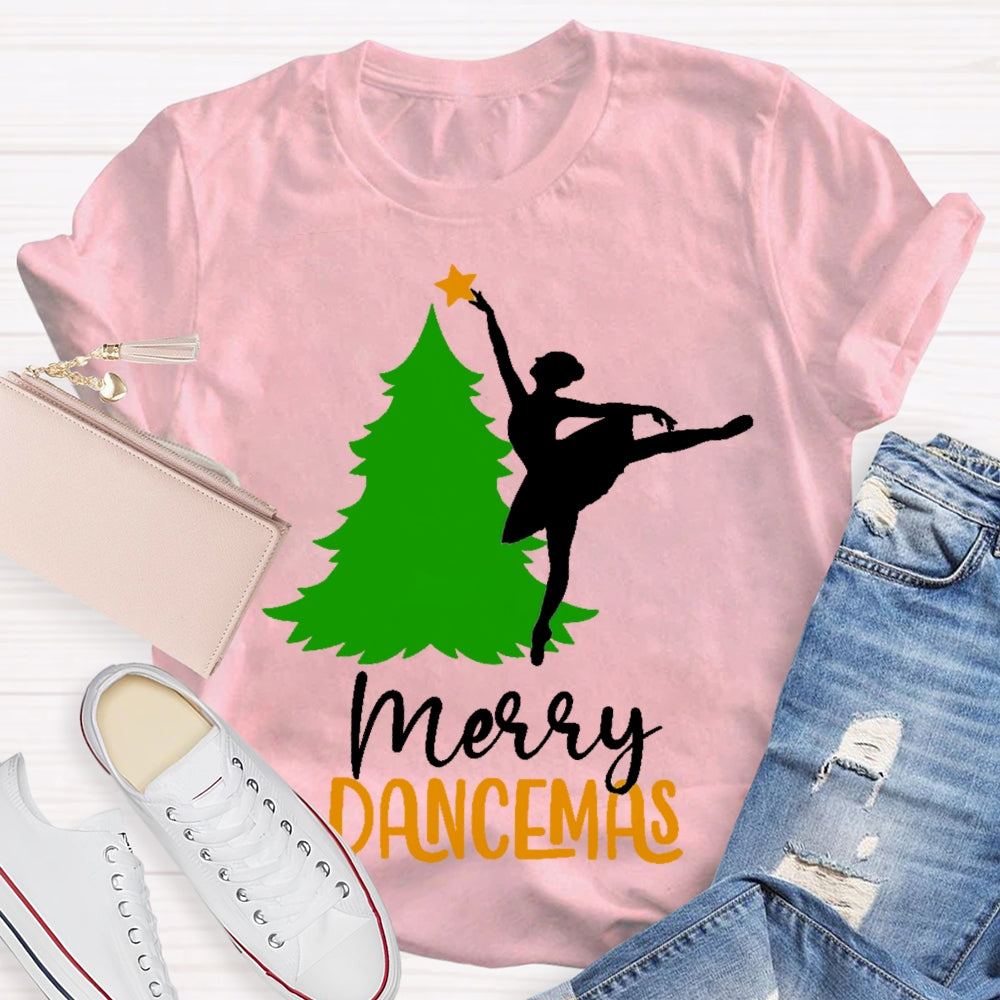 Merry Dancemas Ballerina Ballet Dancer Gift T-shirt