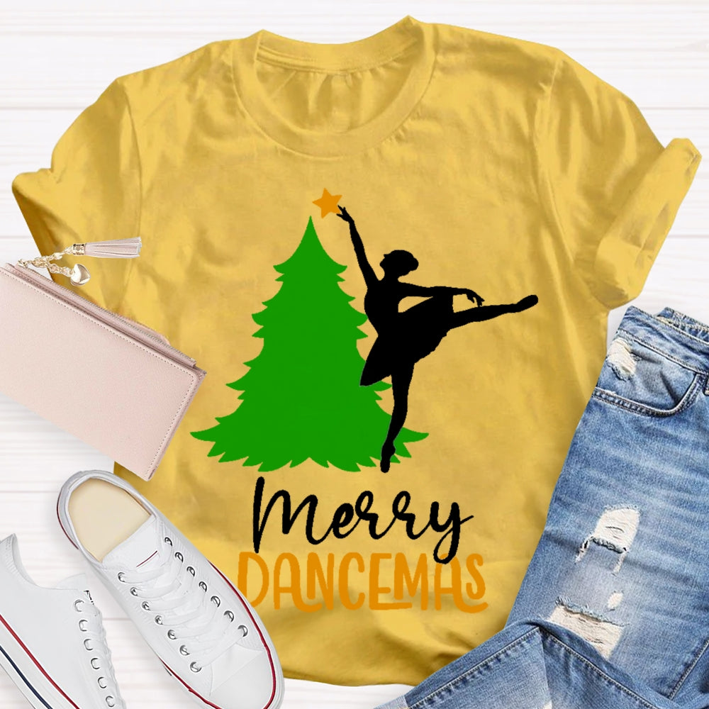 Merry Dancemas Ballerina Ballet Dancer Gift T-shirt