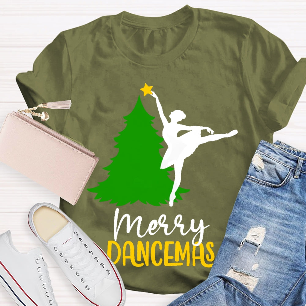 Merry Dancemas Ballerina Ballet Dancer Gift T-shirt