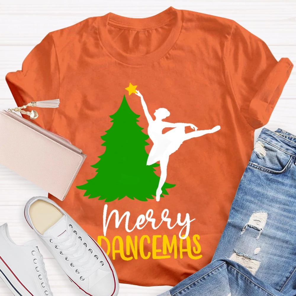 Merry Dancemas Ballerina Ballet Dancer Gift T-shirt