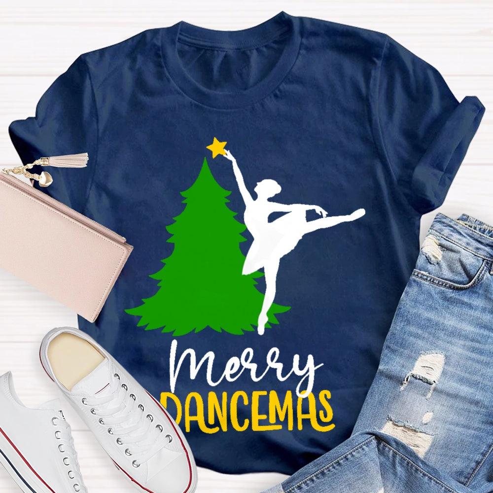 Merry Dancemas Ballerina Ballet Dancer Gift T-shirt