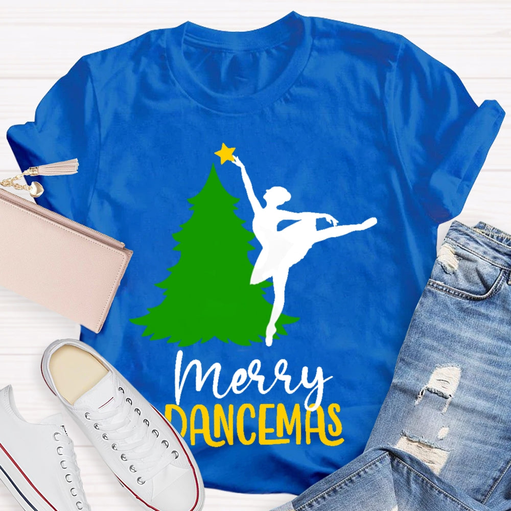 Merry Dancemas Ballerina Ballet Dancer Gift T-shirt