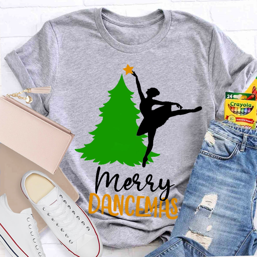 Merry Dancemas Ballerina Ballet Dancer Gift T-shirt