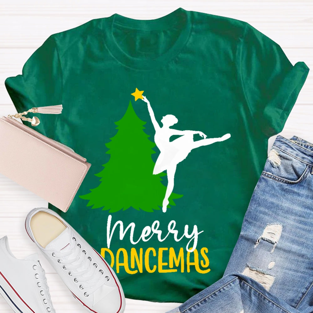 Merry Dancemas Ballerina Ballet Dancer Gift T-shirt
