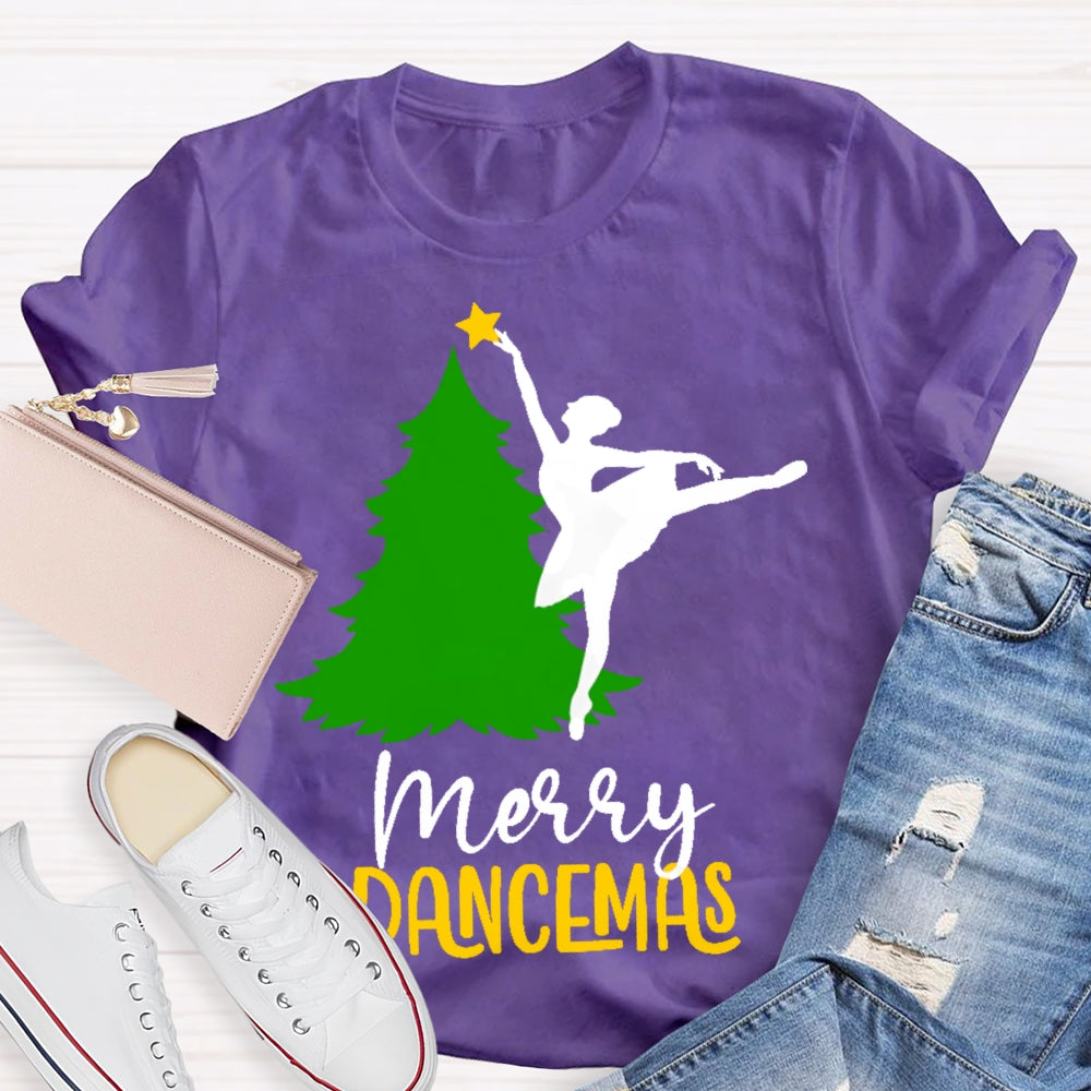Merry Dancemas Ballerina Ballet Dancer Gift T-shirt