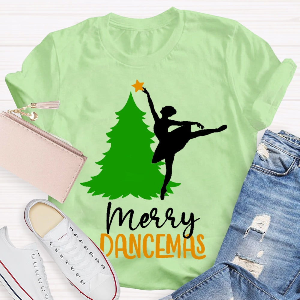 Merry Dancemas Ballerina Ballet Dancer Gift T-shirt
