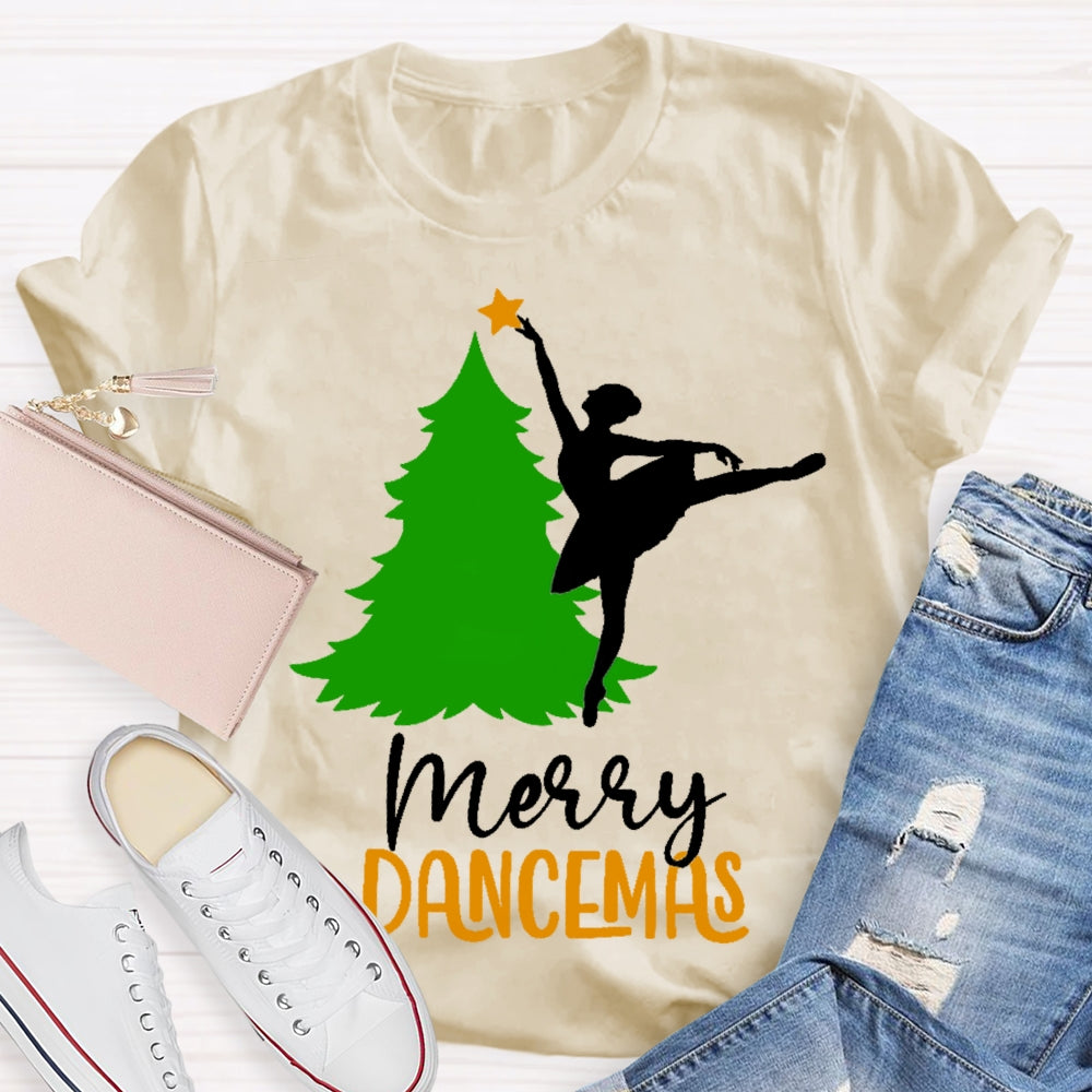 Merry Dancemas Ballerina Ballet Dancer Gift T-shirt