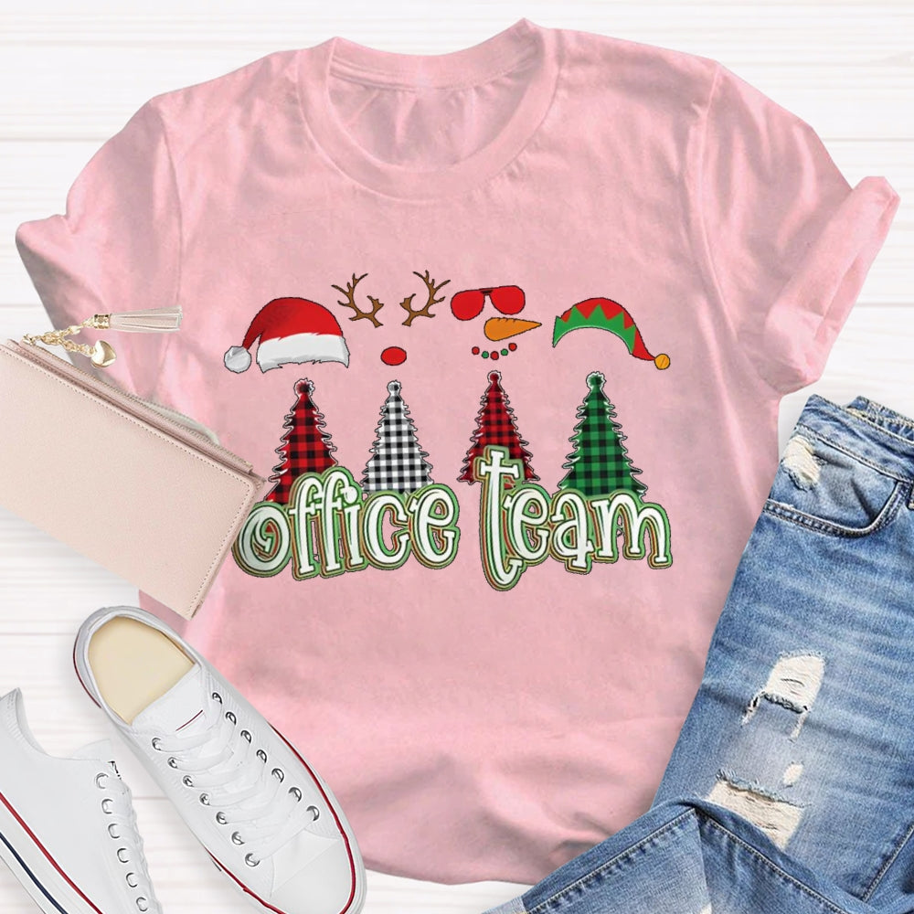 Office Team Christmas T-shirt