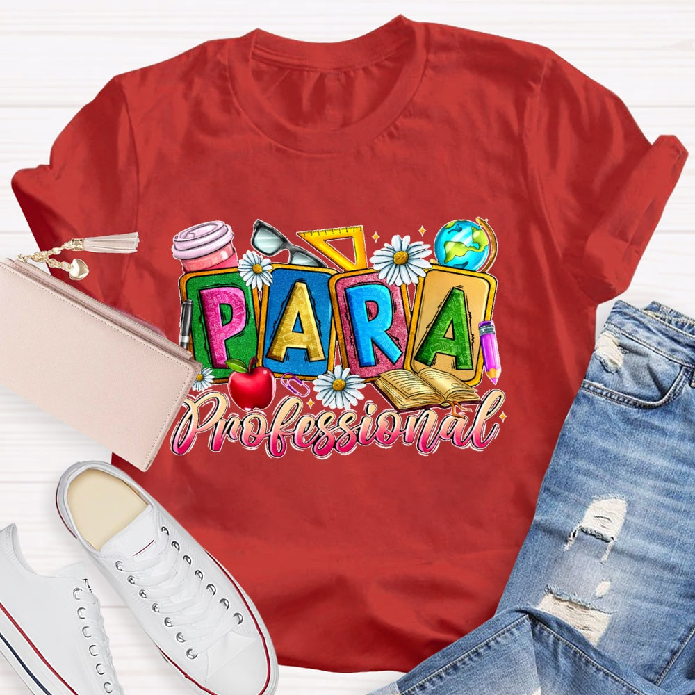 Para Paraprofessional Teacher Gift T-shirt