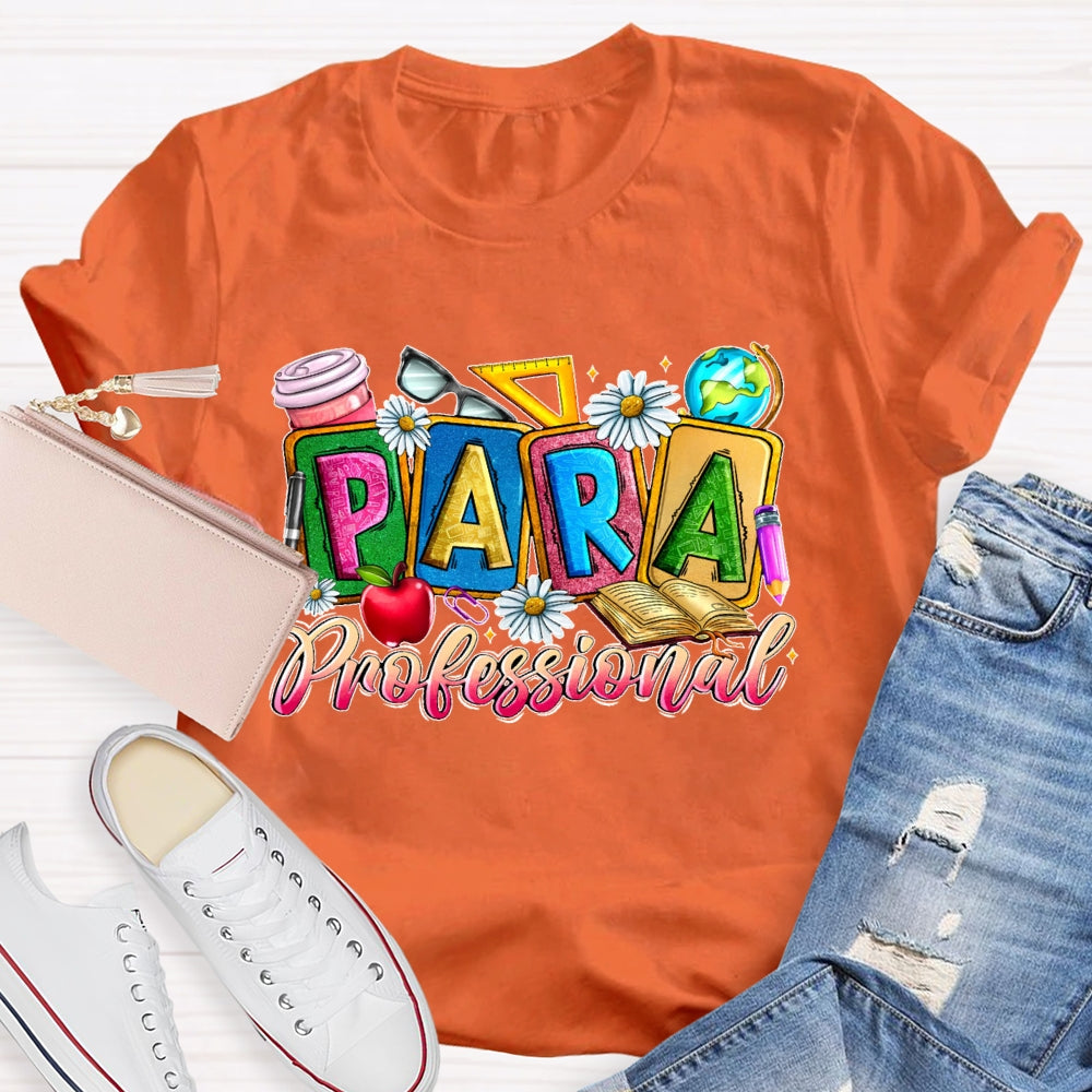 Para Paraprofessional Teacher Gift T-shirt