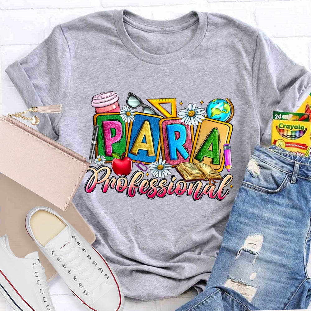 Para Paraprofessional Teacher Gift T-shirt