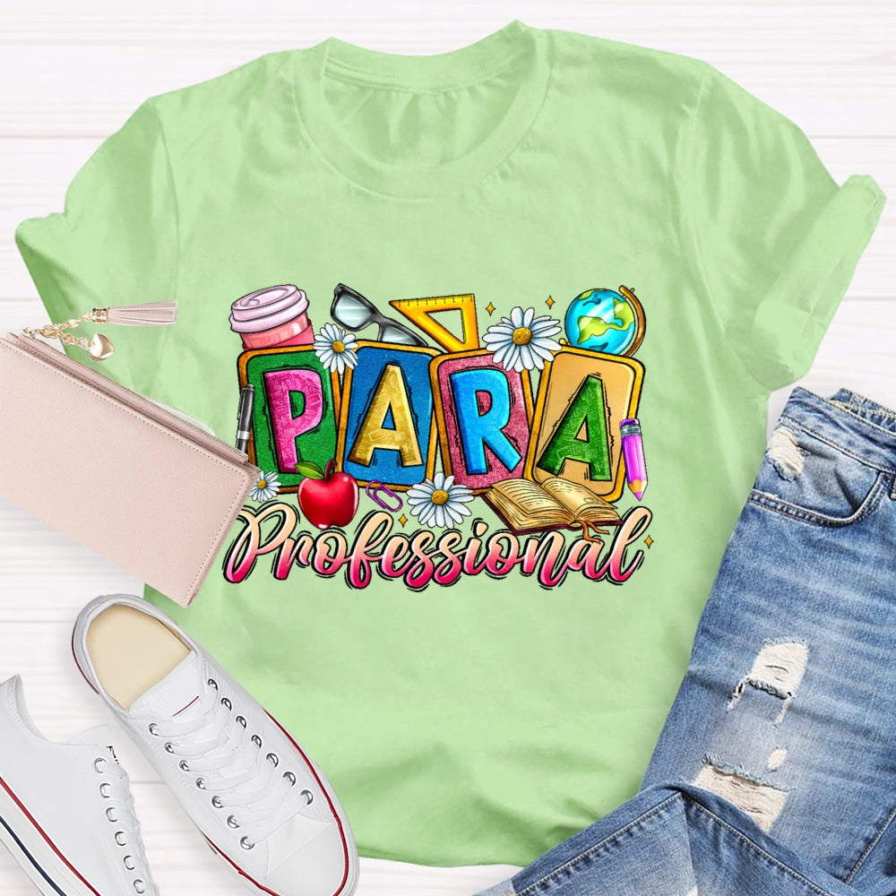 Para Paraprofessional Teacher Gift T-shirt