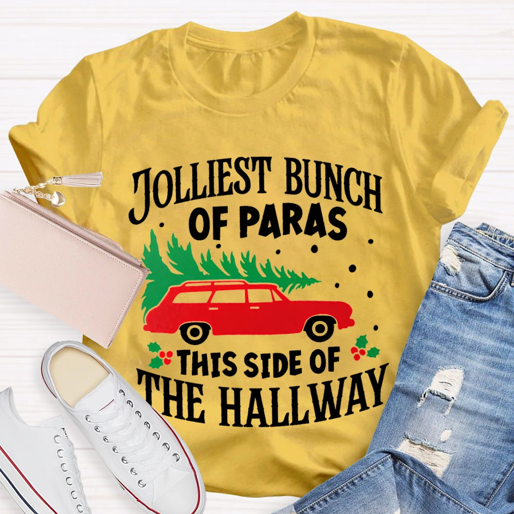 Jolliest Bunch Of Paras This Side Of The Hallway Christmas T-shirt