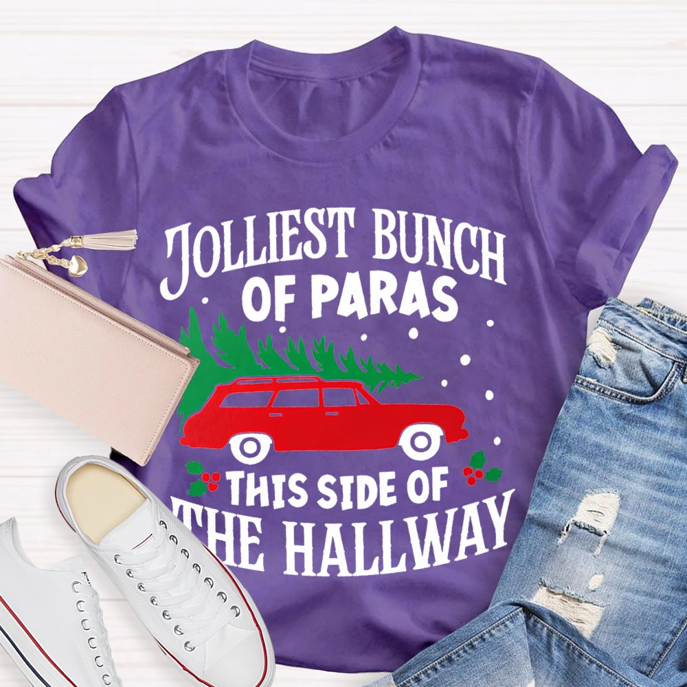 Jolliest Bunch Of Paras This Side Of The Hallway Christmas T-shirt
