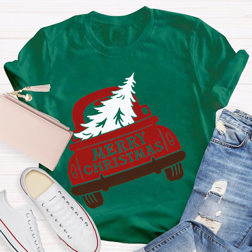 Merry Christmas The Christmas Tree That Was Pulled Away T-shirt