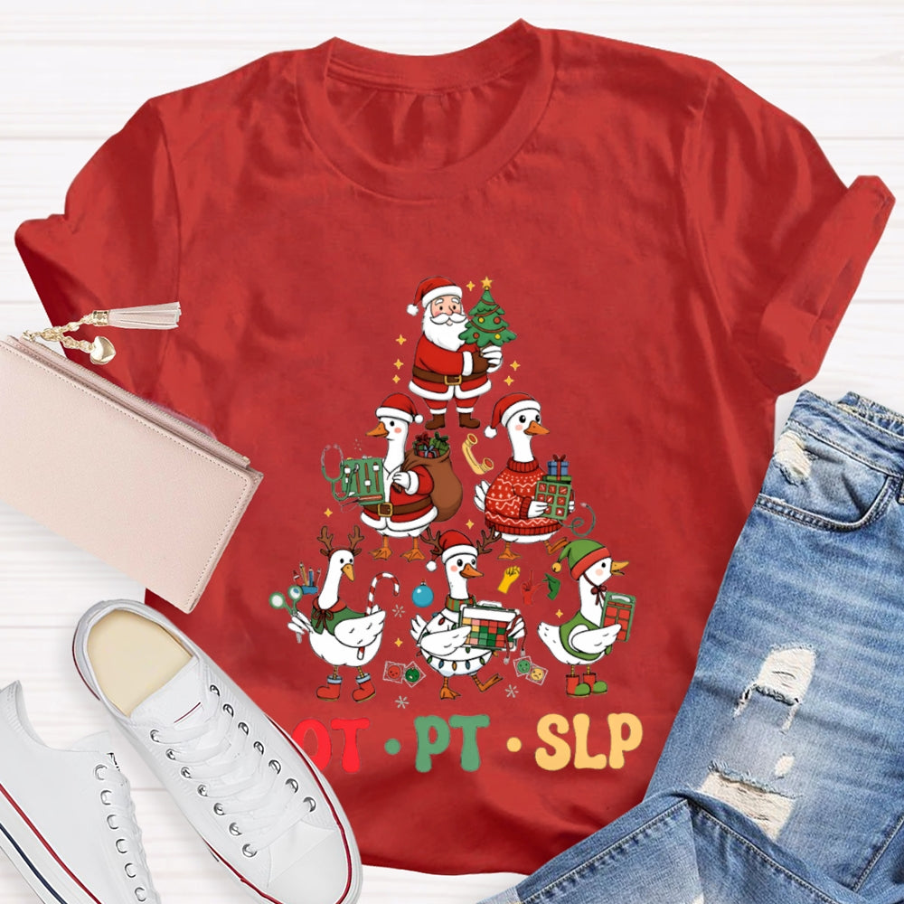 Slp Speech Language Pathologist Christmas Vibes T-shirt