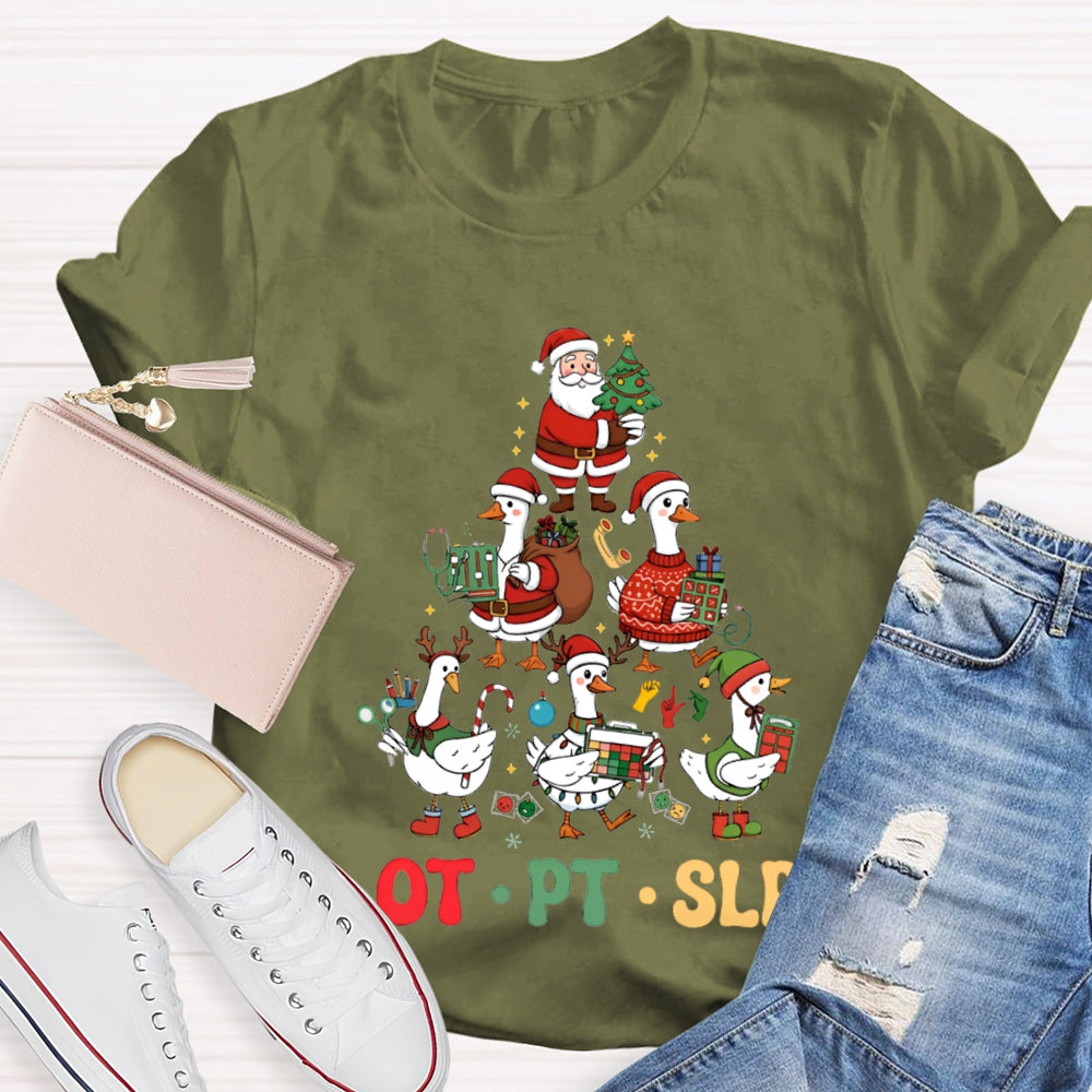 Slp Speech Language Pathologist Christmas Vibes T-shirt
