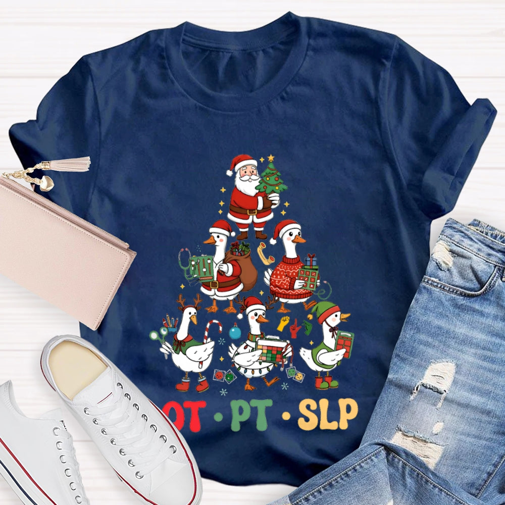Slp Speech Language Pathologist Christmas Vibes T-shirt
