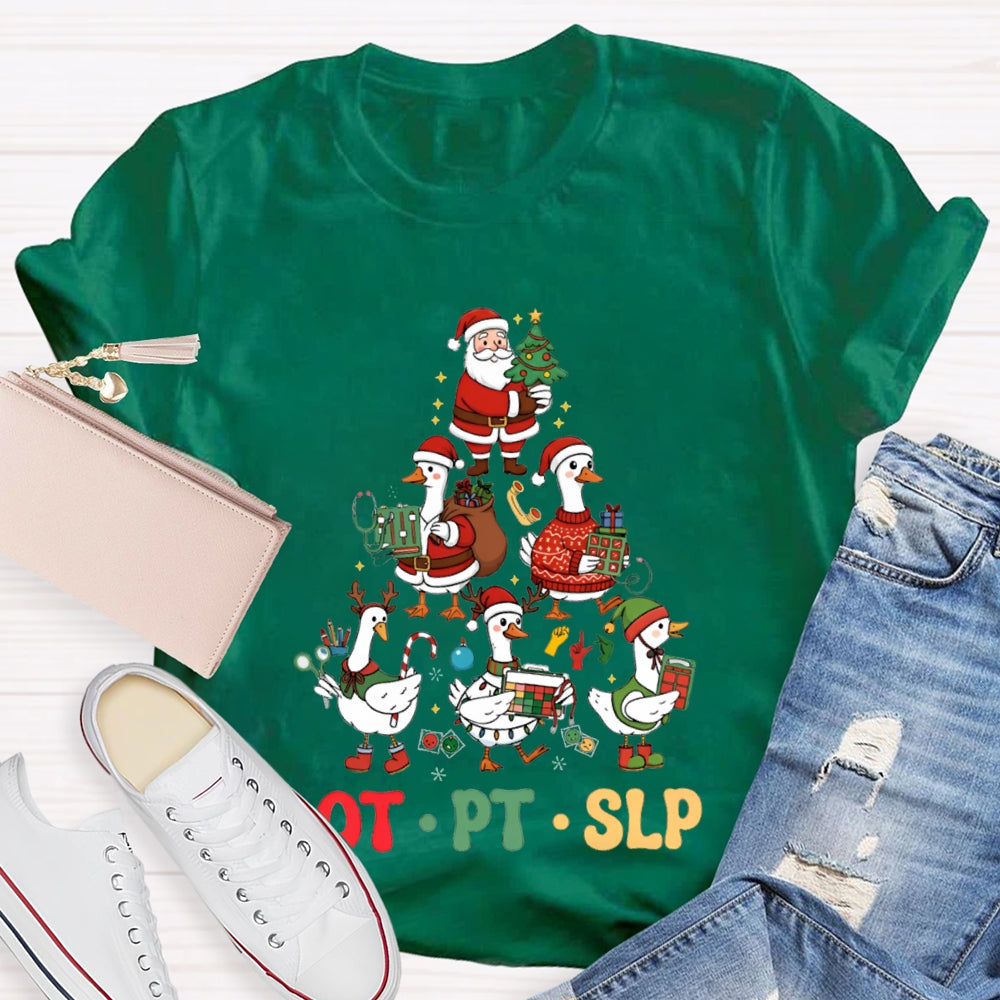 Slp Speech Language Pathologist Christmas Vibes T-shirt