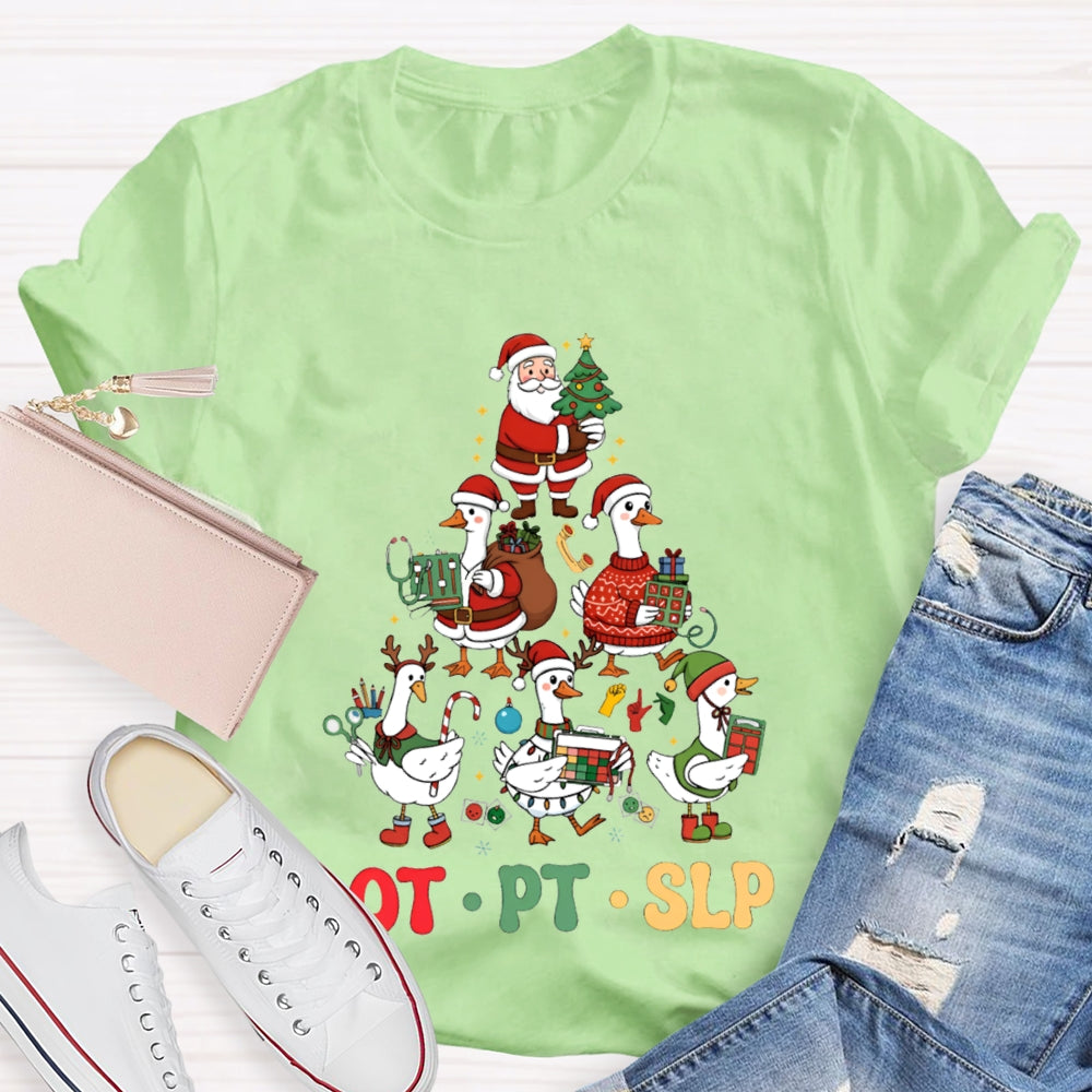 Slp Speech Language Pathologist Christmas Vibes T-shirt