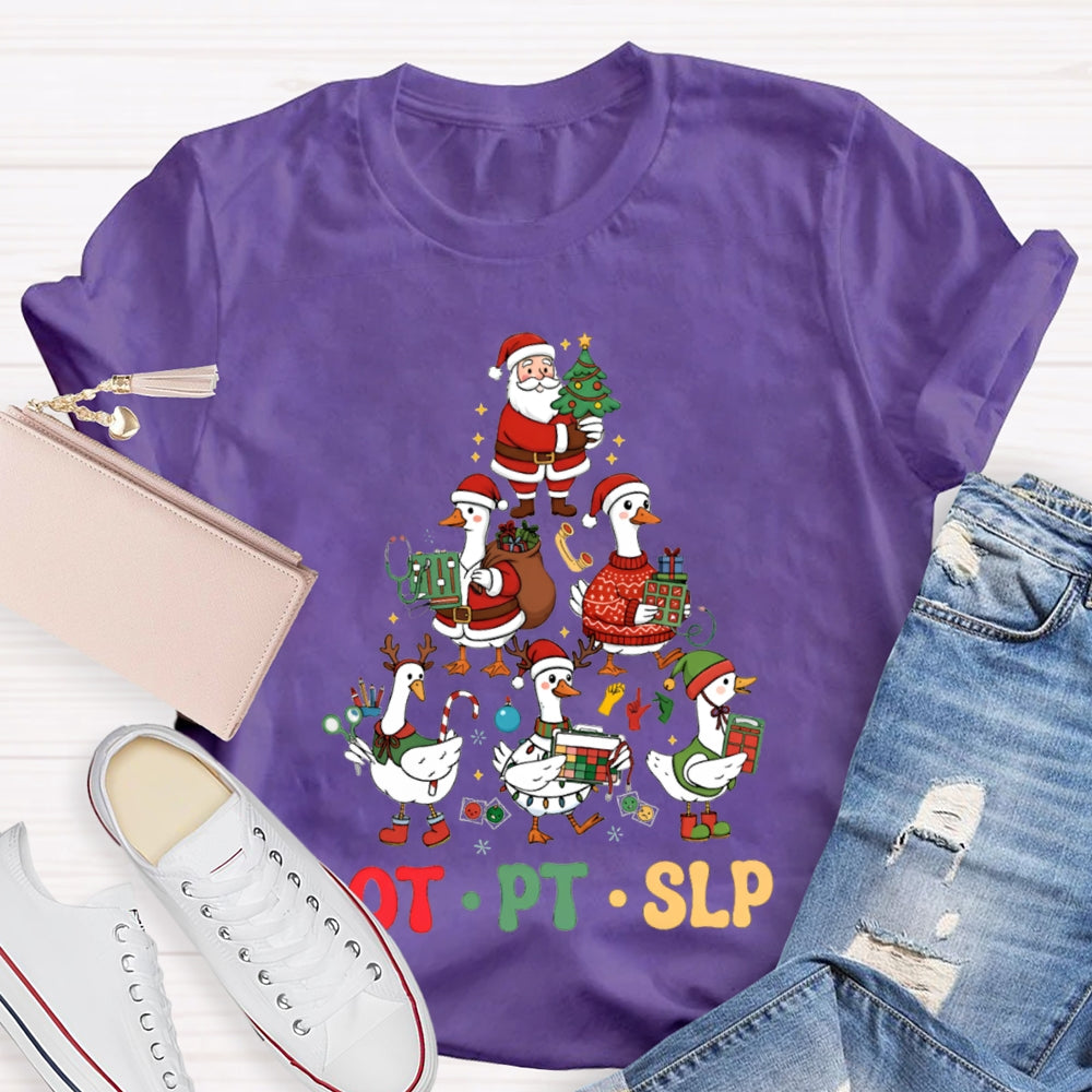 Slp Speech Language Pathologist Christmas Vibes T-shirt